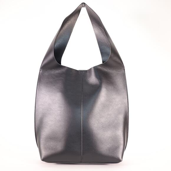 Ideal of Sweden Frankie Boho Shoulder Bag - Smooth Black Vegan Leather - NWT - Picture 3 of 8